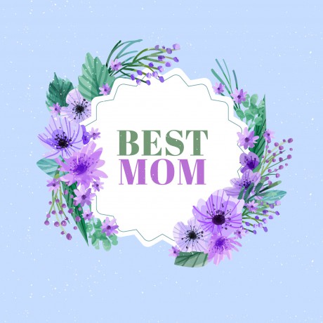 48" x 48" Best Mom PP 海報