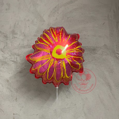 23" 紅色花形氣球