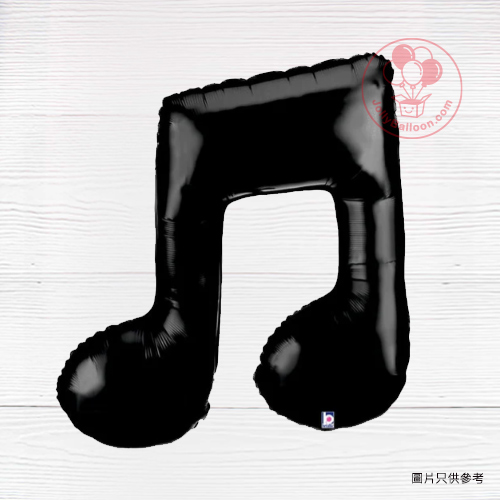 40" 雙音符 (黑色)