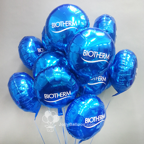 18" Round Foiled Balloon with Printed Logo (30 days)
