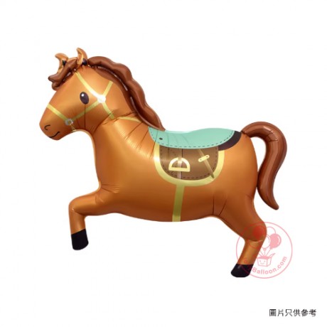 24" 棕色小馬 (不能飄浮)