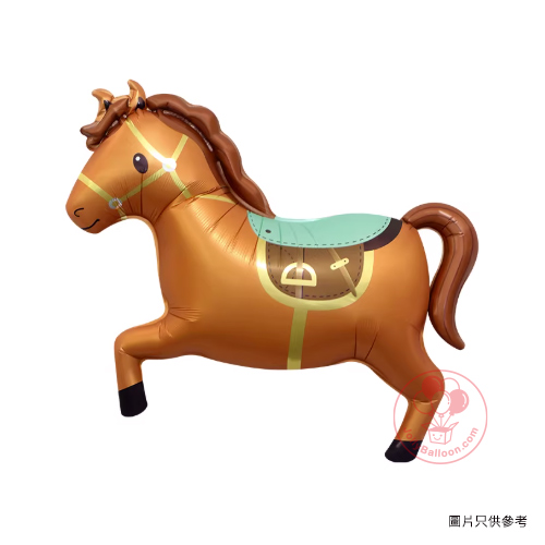 24" 棕色小馬 (不能飄浮)