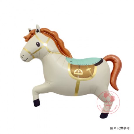 24" 白色小馬 (不能飄浮)