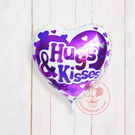 18"	心形 (Hugs and Kisses)