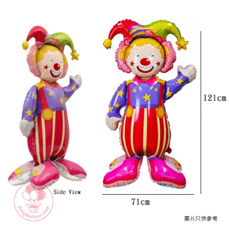 47" 小丑氣球站立款