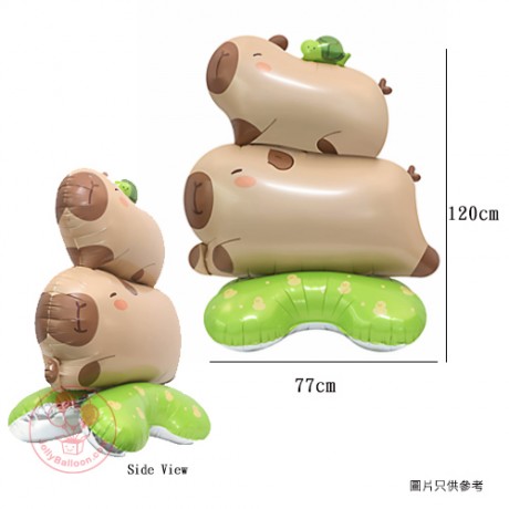 47" 卡皮巴拉疊疊層 氣球站立款