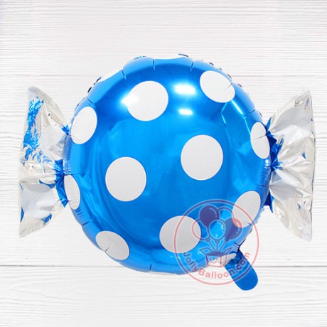 23" 波點糖果氣球 (藍色)