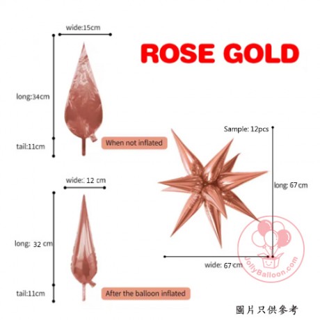 DIY爆炸小星 (12個水滴片)