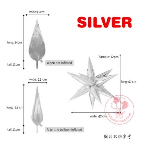 DIY爆炸小星 (12個水滴片)