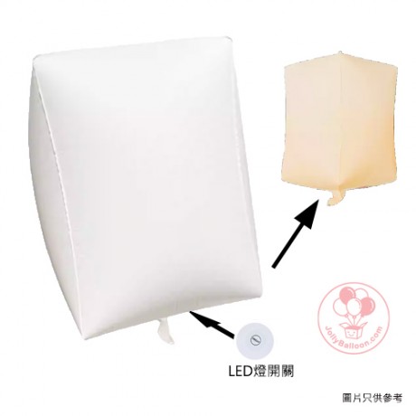 28" LED祝願白色天燈