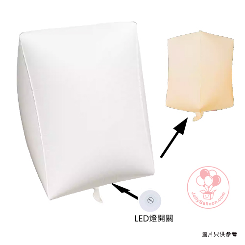 28" LED祝願白色天燈