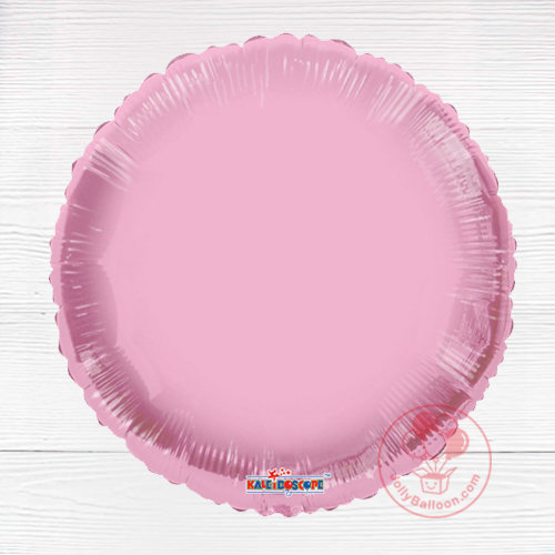 18" 馬卡龍粉紅色圓形氣球 (非鋁膜)