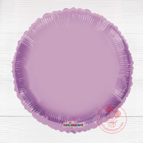 18" 馬卡龍粉紫色圓形氣球 (非鋁膜)