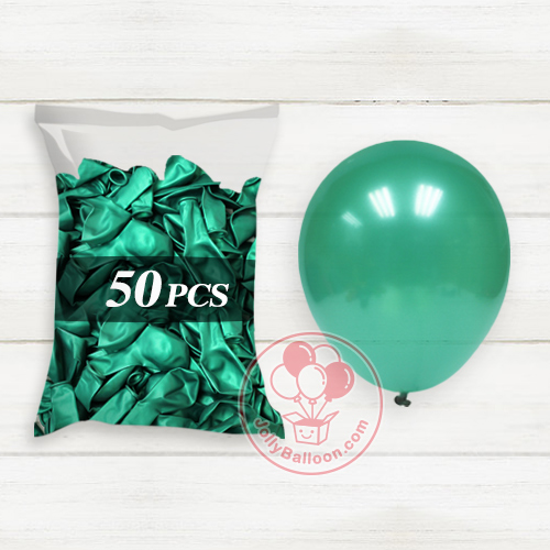 10" 珠光氣球 50個 (深綠)