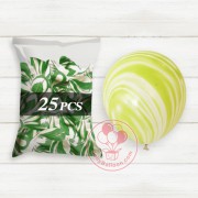 10" 瑪瑙氣球 25個 (淺綠色)