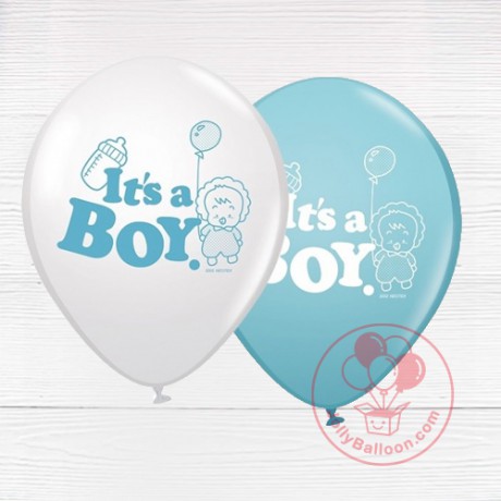 12" 啞光印花氣球  (It's a boy) 
