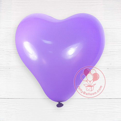 6" 心形乳膠氣球 (紫色)