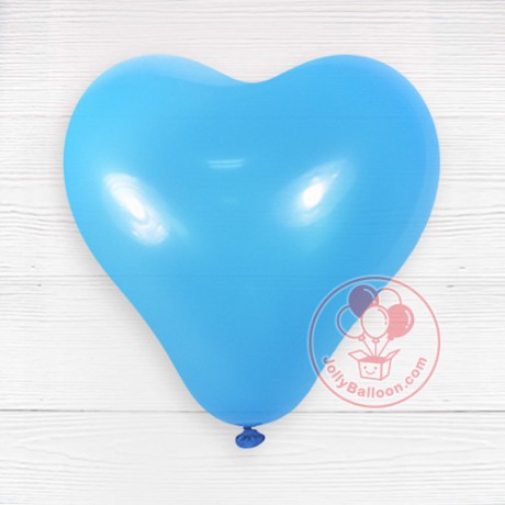 6" 心形乳膠氣球 (藍色)