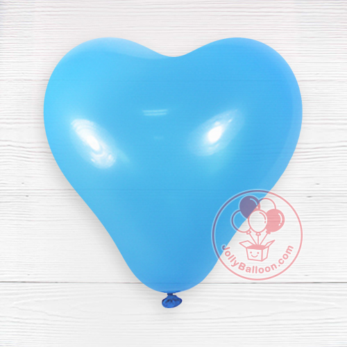 6" 心形乳膠氣球 (藍色)