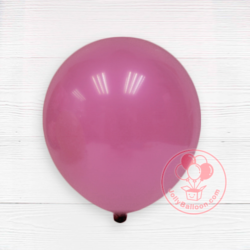 10" 啞光氣球 (玫瑰紅)