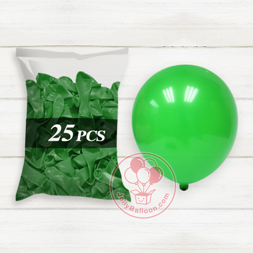 10" 啞光氣球 50個 (深綠)