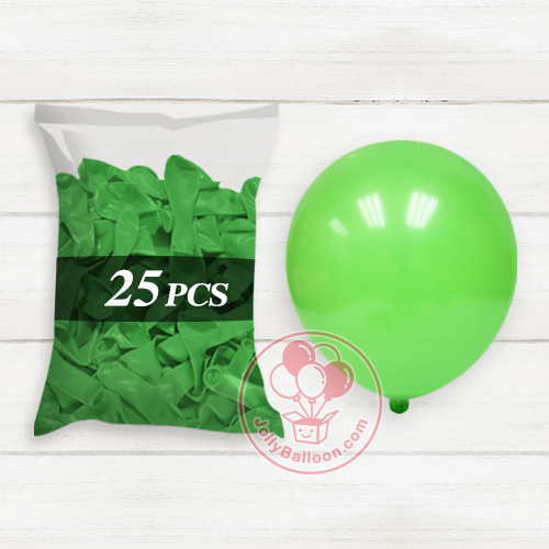 10" 啞光氣球 50個 (綠)