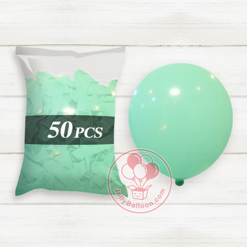 10" 啞光氣球 50個 (薄荷綠)
