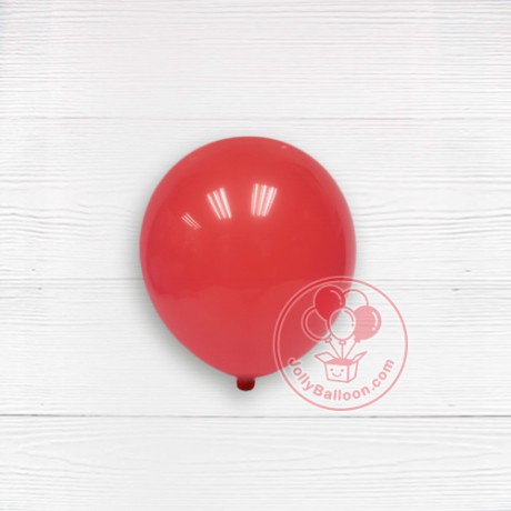 6" 啞光氣球 50個 (紅色)