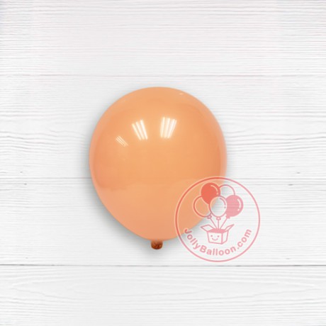 6" 啞光氣球 (淺橙色)