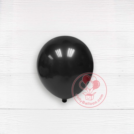 6" 啞光氣球 50個 (黑色)