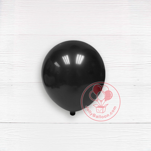 6" 啞光氣球 50個 (黑色)