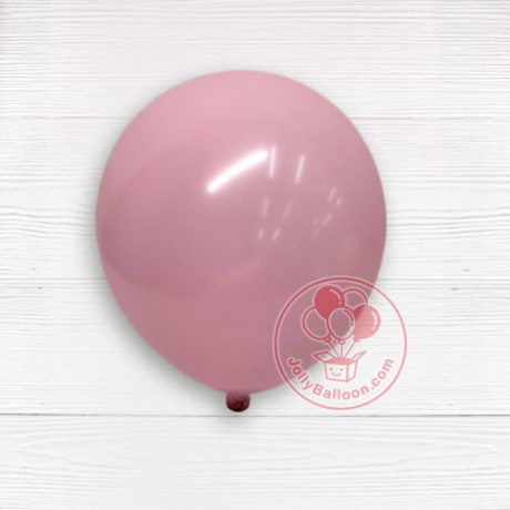 12" 啞光氣球 (淺玫瑰红色)