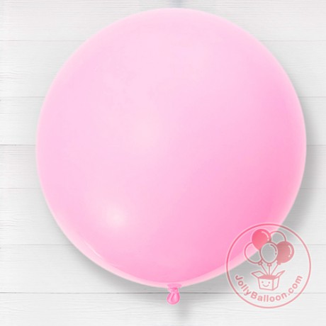 48" 圓型乳膠氣球 (粉紅色)