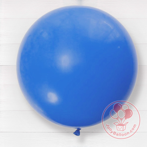 48" 圓型乳膠氣球 (藍色)