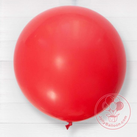 48" 圓型乳膠氣球  (紅色)