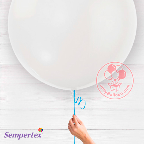 24" Sempertex Latex Balloon (White)
