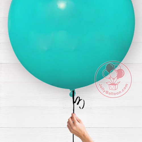 36" 哥倫比亞正圓乳膠氣球 (碧藍色)