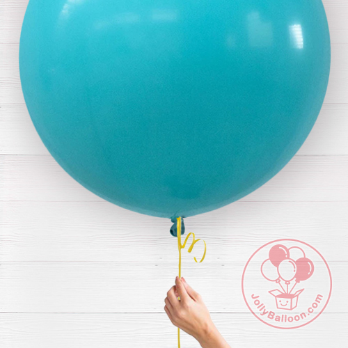36" 哥倫比亞正圓乳膠氣球 (湖水藍色)