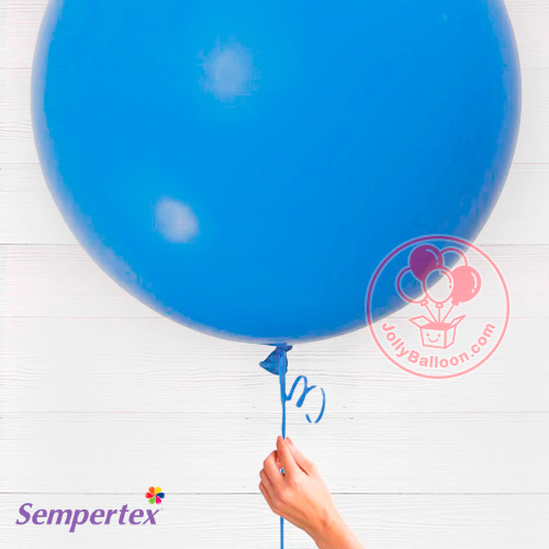 36" 哥倫比亞正圓乳膠氣球 (藍色)