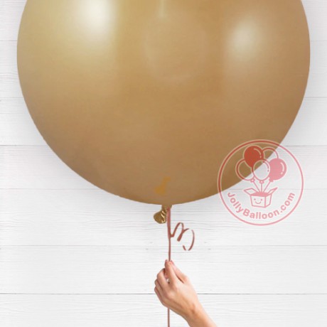 36" 哥倫比亞正圓乳膠氣球 (咖啡色)