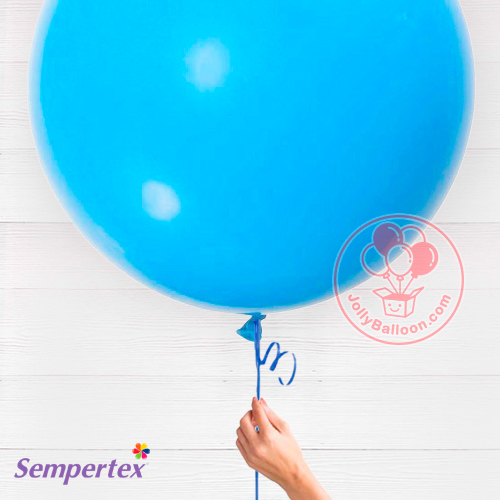 36" 哥倫比亞正圓乳膠氣球 (淺藍色)