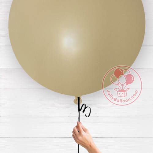 36" 哥倫比亞正圓乳膠氣球 (卡其色)