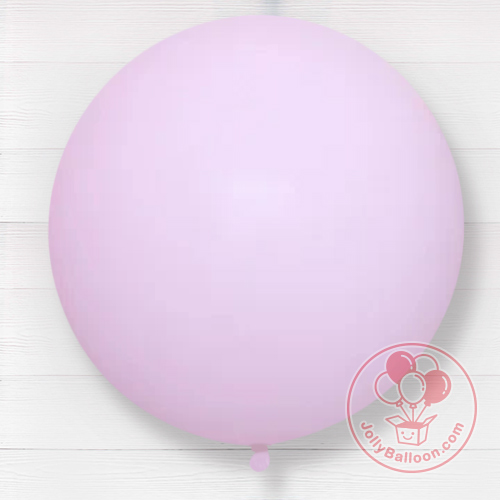 36" 哥倫比亞正圓乳膠氣球 (馬卡龍 粉紫色)