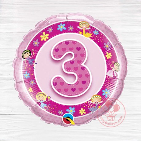  18" Age 3 Pink Fairies
