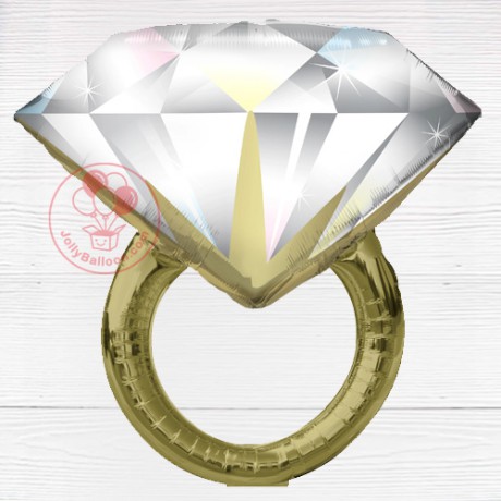 37" 鑽石戒指形狀