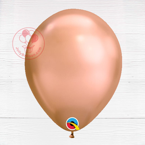 11" 金屬色 氣球 (玫瑰金色)