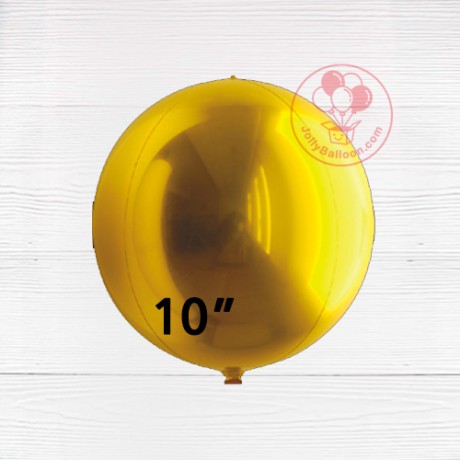 10" 鋁膜正圓形氣球 (金色)