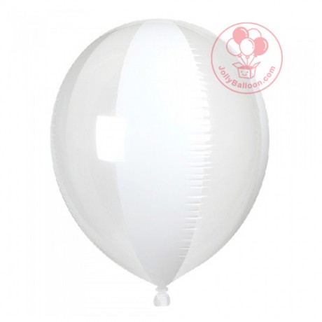 16"  4/B_R 透明氣球 (乳膠氣球形狀)