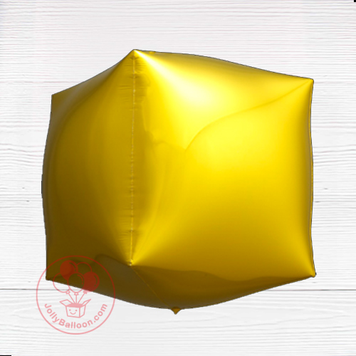 14" 正方形 鋁膜氣球 (金色)