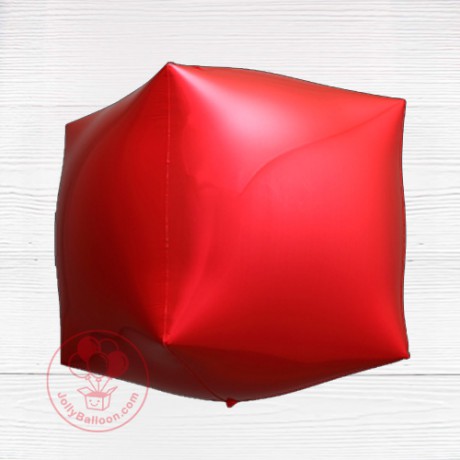14" 正方形 鋁膜氣球 (紅色)